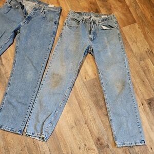 Wrangler Mens Straight Leg Jeans